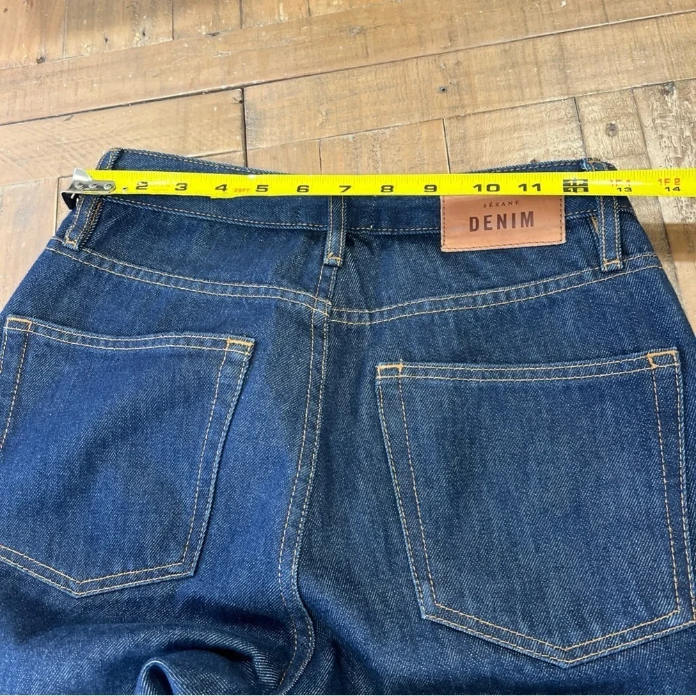 Sezane Brut Sexy Straight Leg Denim Jeans Women’s 27 Dark Wash Slim Fit